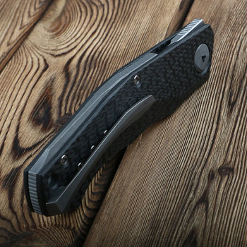 Green Thorn folding knife, VG10 blade + carbon fiber E.D.C tool